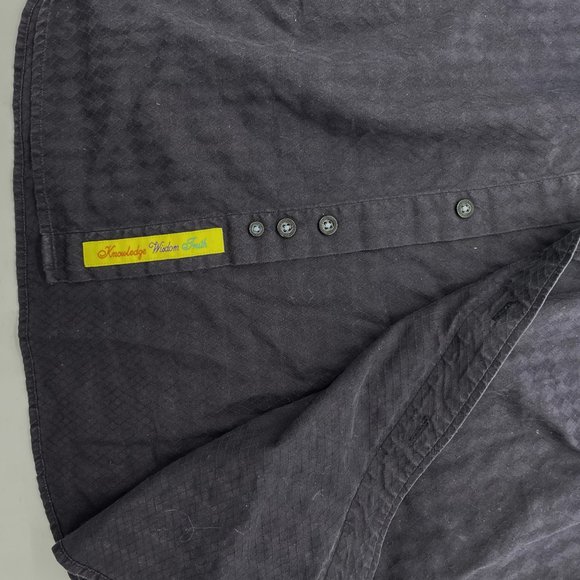 Robert Graham Mens Signature Black Button Down Casual Size-XL Dress Shirt - Picture 3 of 5